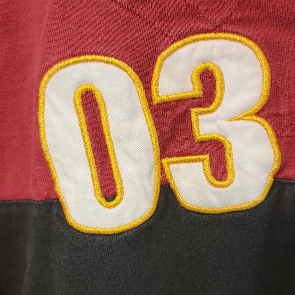 Old Navy Fall 08 Mens Sweden Tre Kronor Rugby Mens Patch Pullover Hoodie XLT - Picture 12 of 12